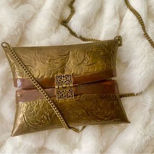 ⭐️✨Decorative hand-made metal clutch purse
